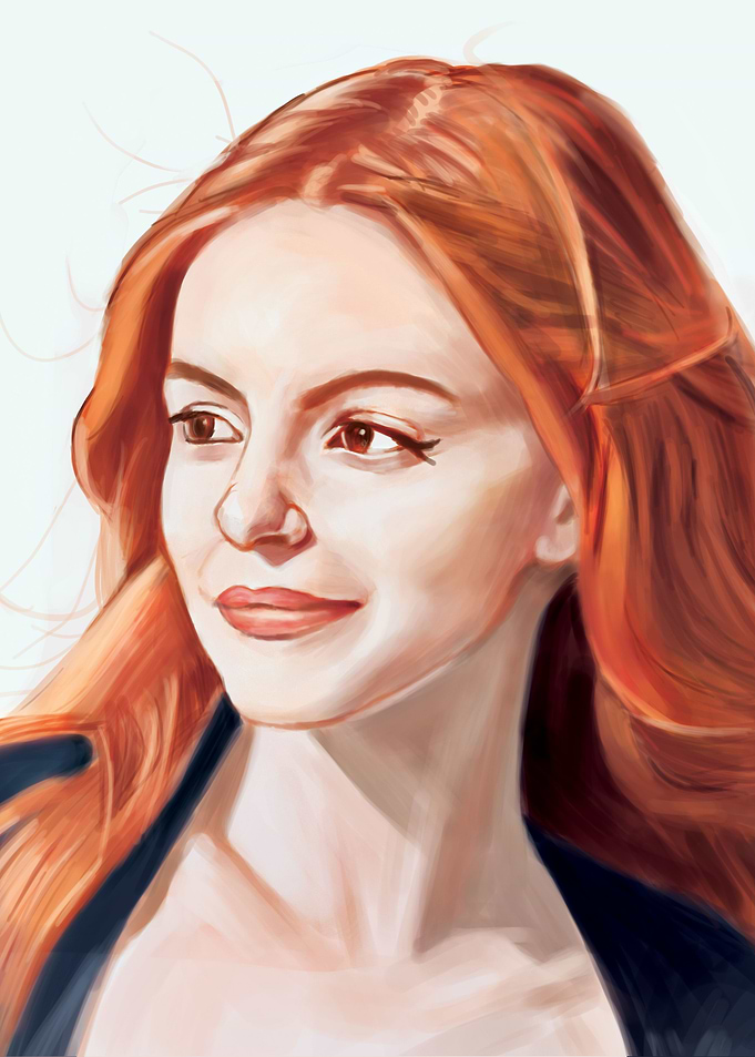 Ariel Winter Illustration