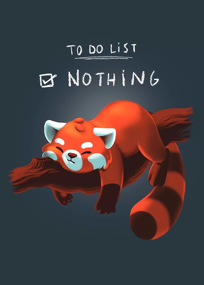 To Do List Nothing panda