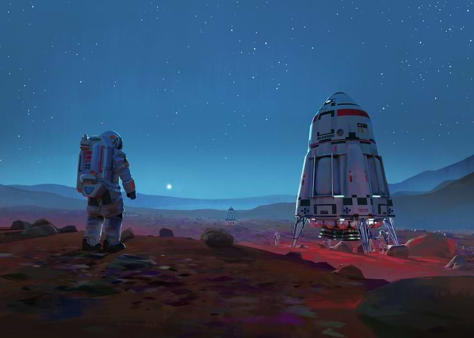 Sunrise on Mars