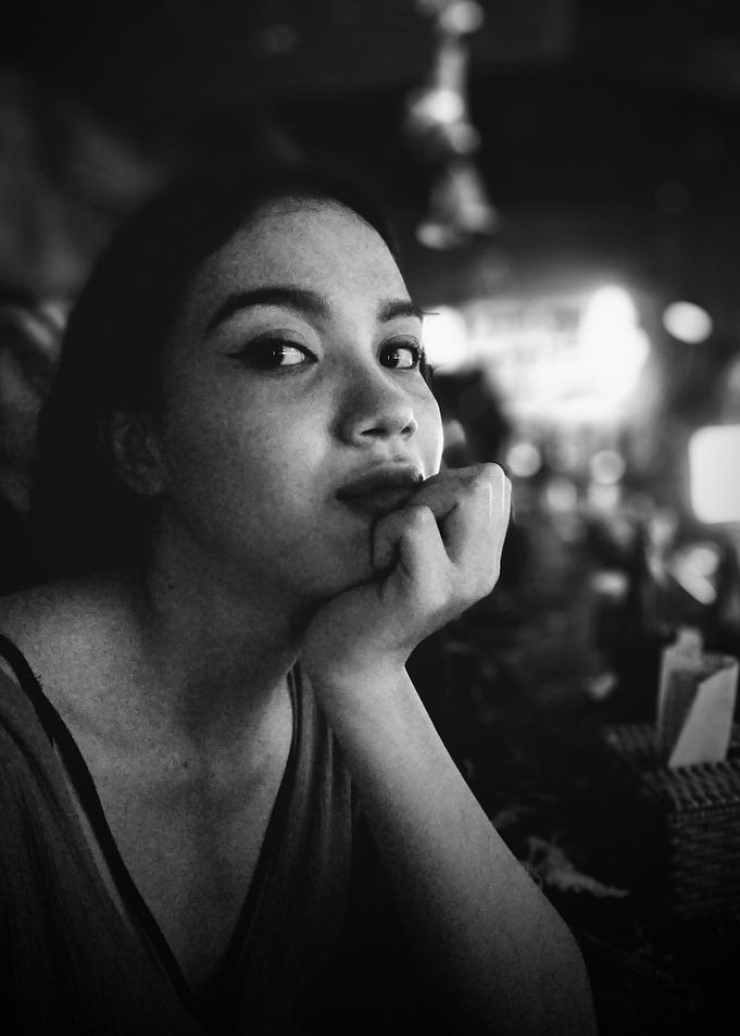 Thoughtful girl
