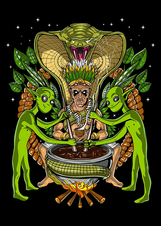 Psychedelic Ayahuasca Trip