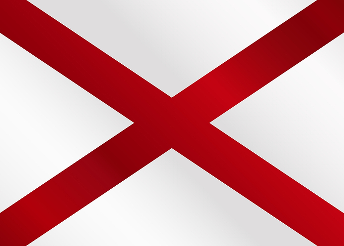 Alabama Sate Flag Gloss