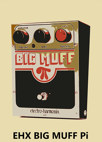 EHX Big Muff Pi Fuzz Pedal