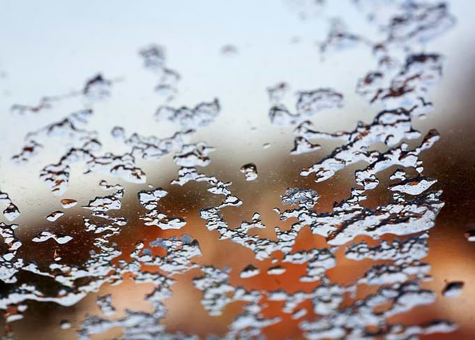 Ice macro abstract prints