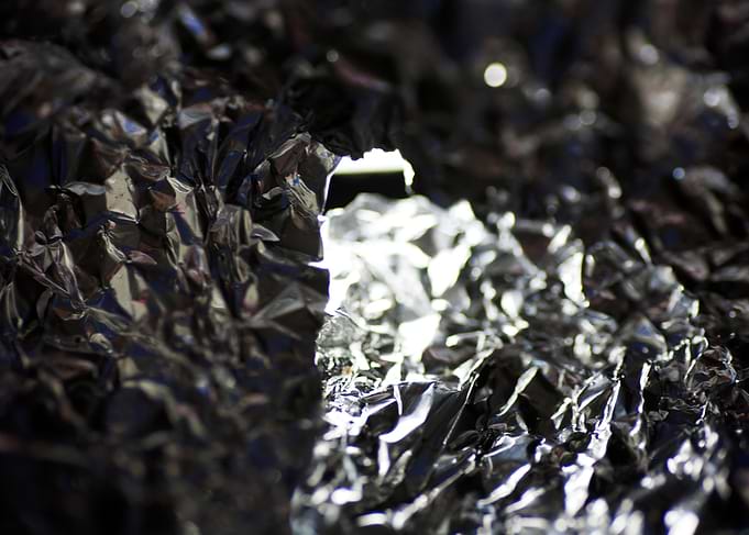 Allu folie macro abstract