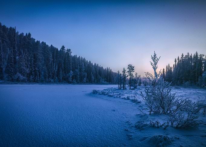 Finland Lappland Winter