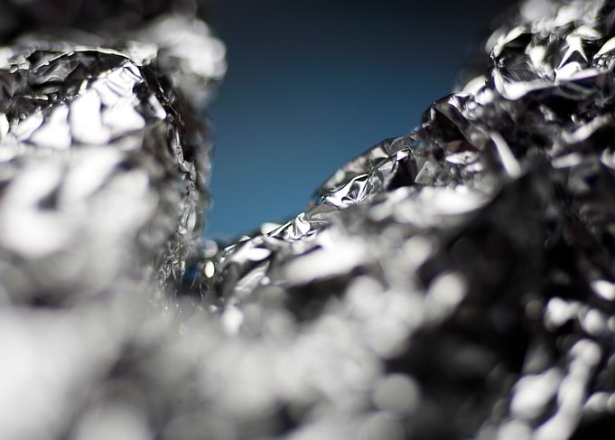 Allu folie macro abstract