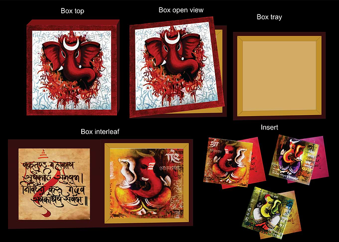 Wedding card loard ganesha