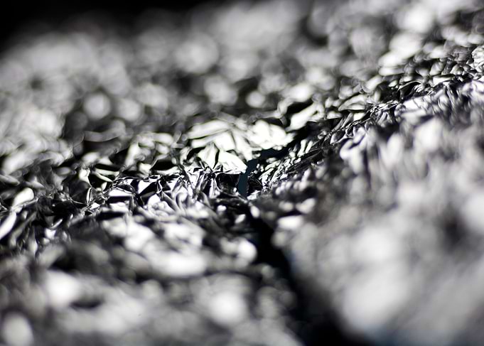 Allu folie macro abstract