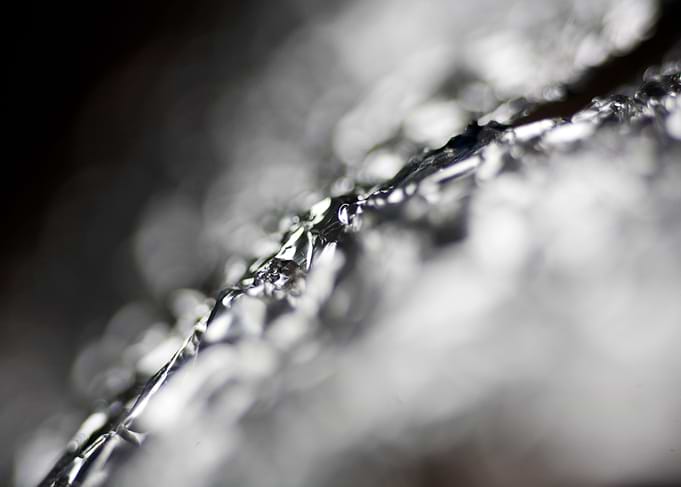 Allu folie macro abstract