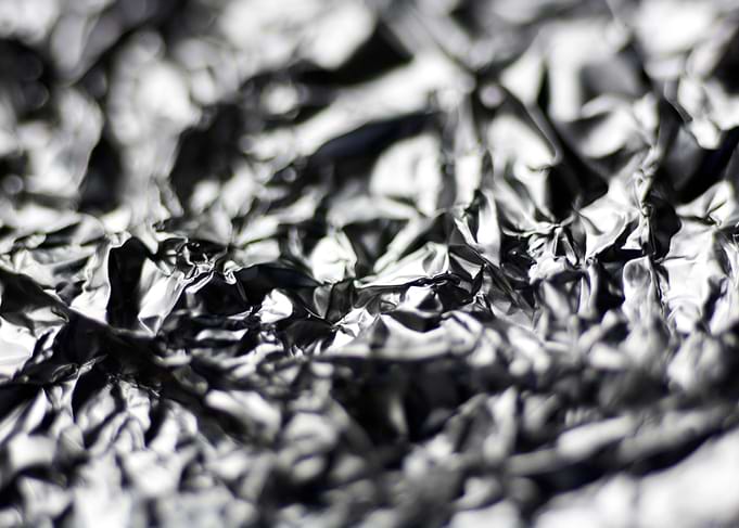 Allu folie macro abstract