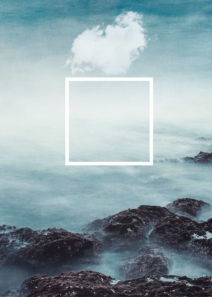 merging sky and sea