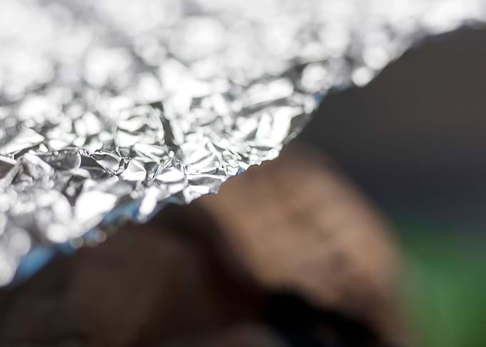 Allu folie macro abstract