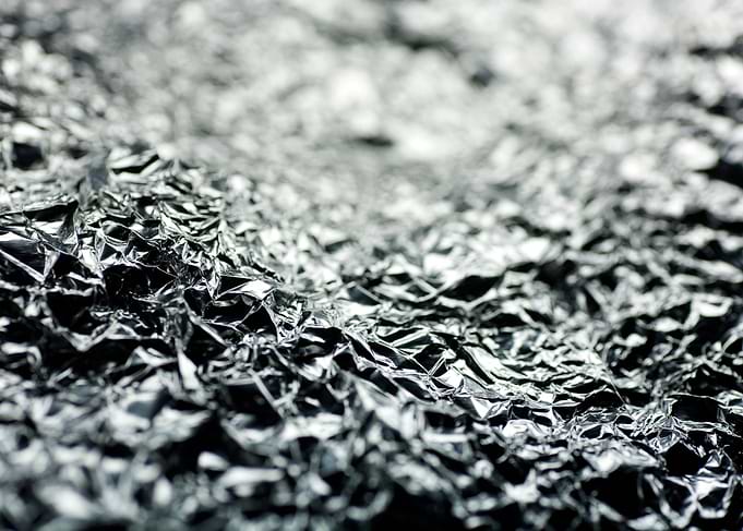 Allu folie macro abstract