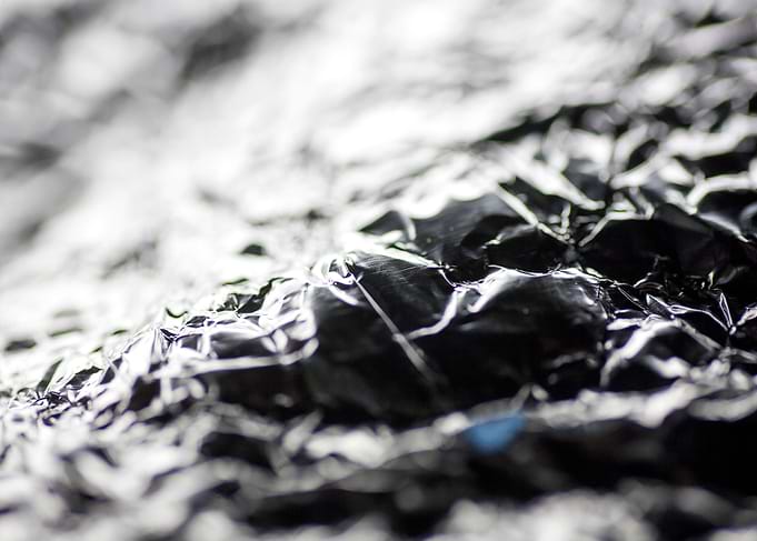 Allu folie macro abstract
