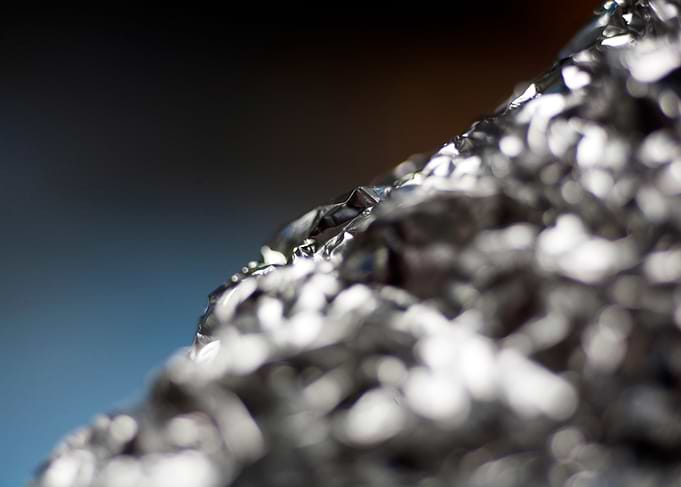 Allu folie macro abstract