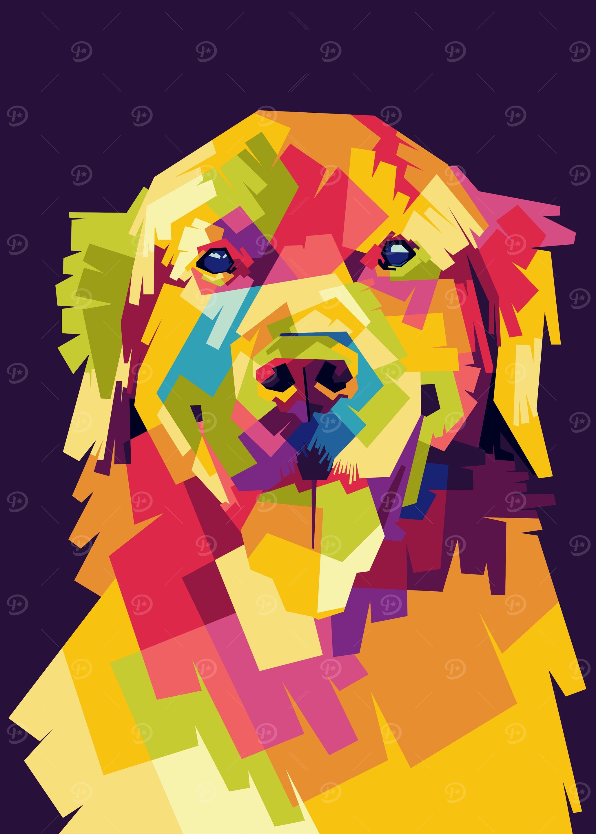 Colorful Dog