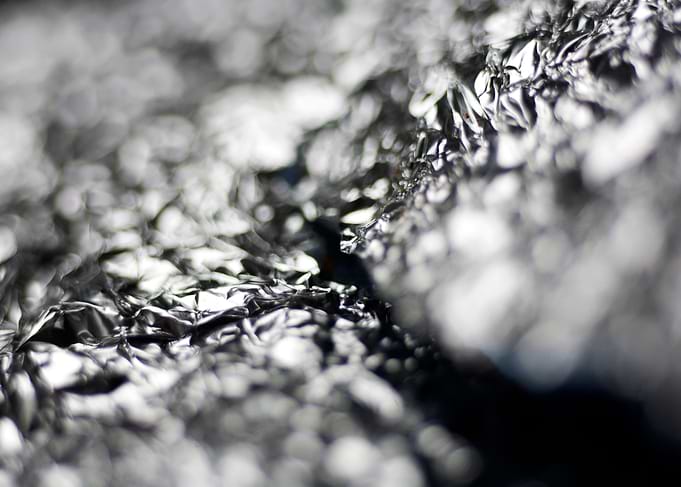 Allu folie macro abstract