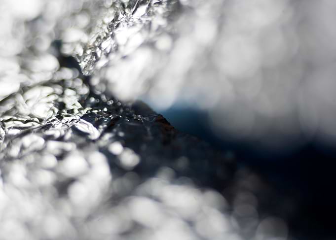 Allu folie macro abstract