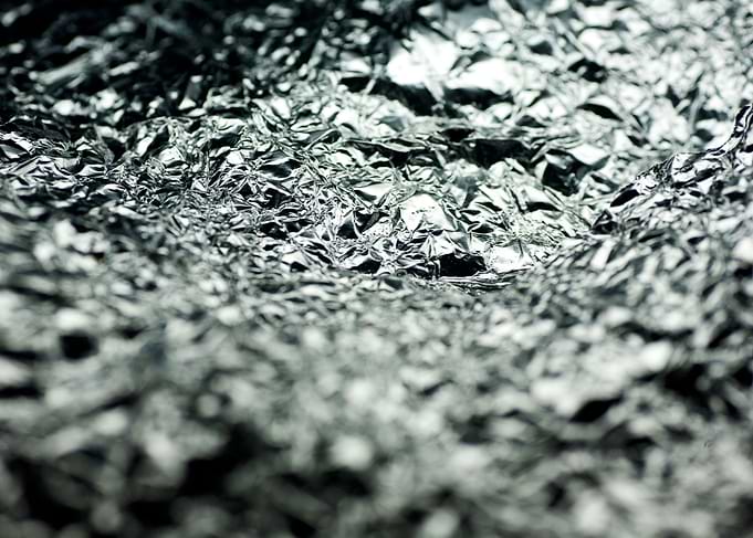 Allu folie macro abstract