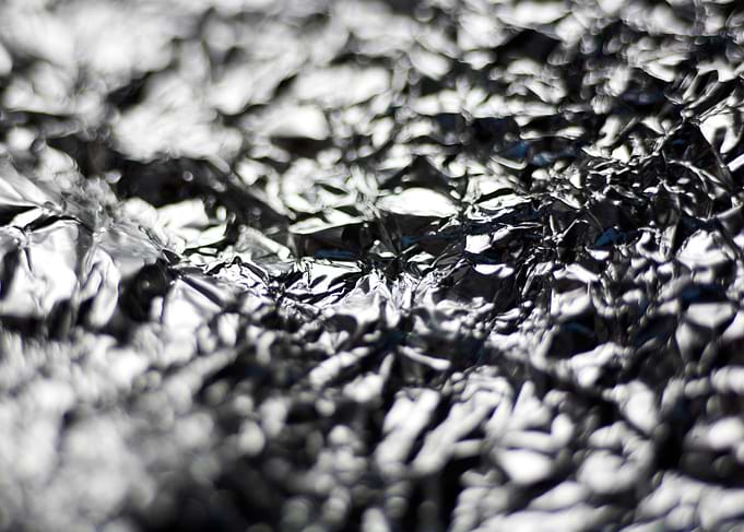 Allu folie macro abstract