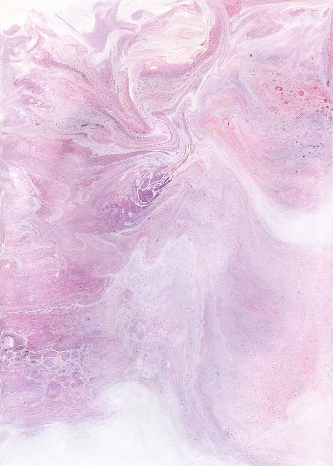 Violet Abstract Art
