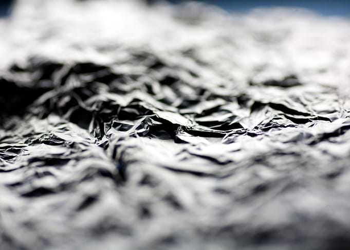 Allu folie macro abstract