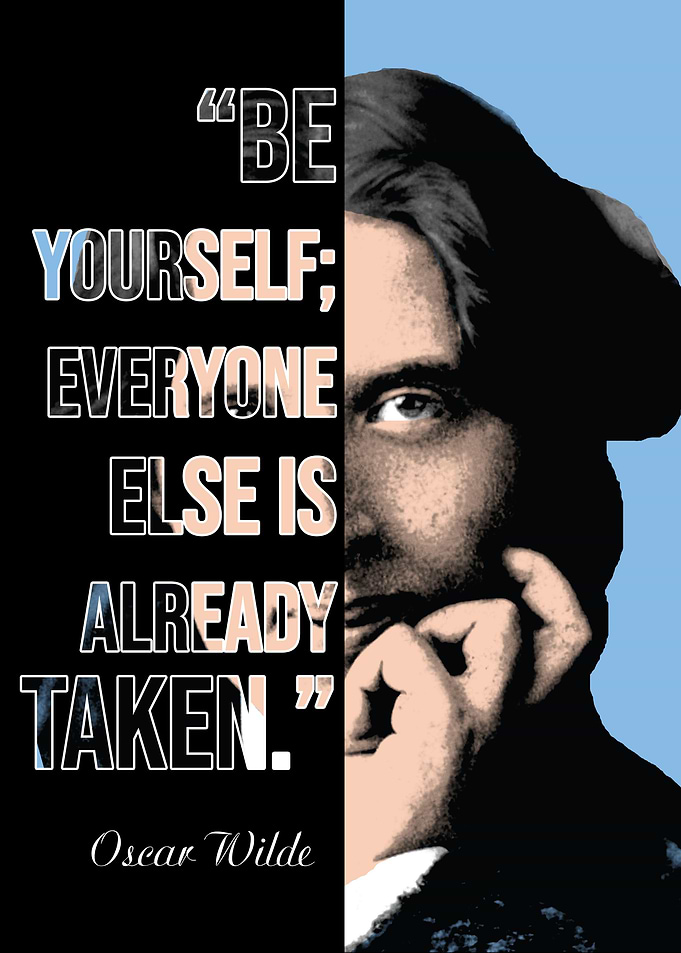 Be Yourself Text Quote