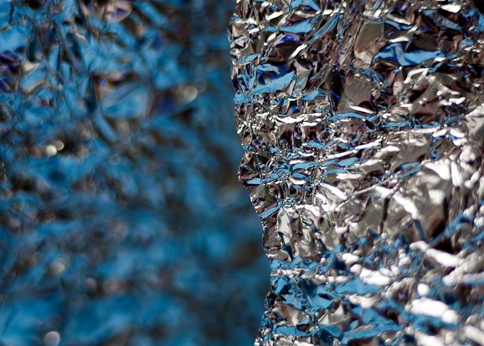 Allu folie macro abstract