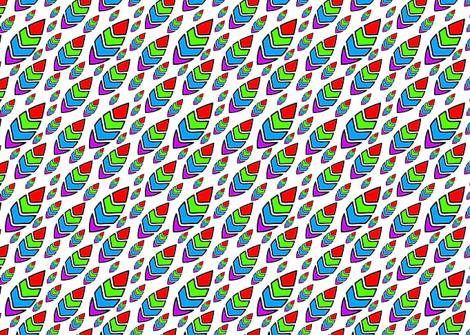 colorful leaves seamless