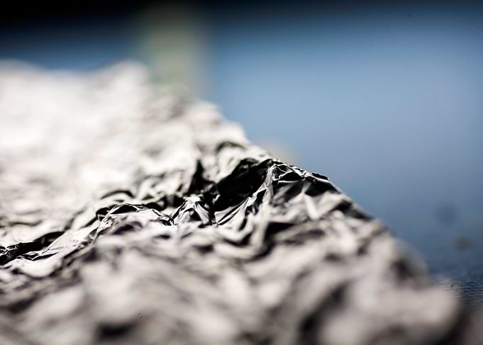 Allu folie macro abstract