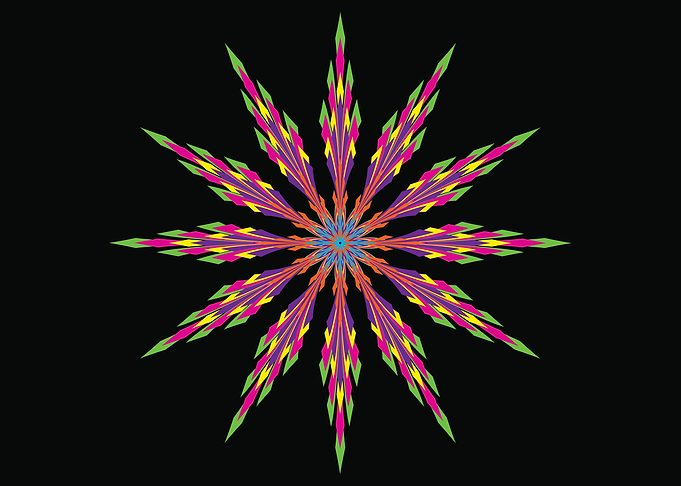 Colorful shape design
