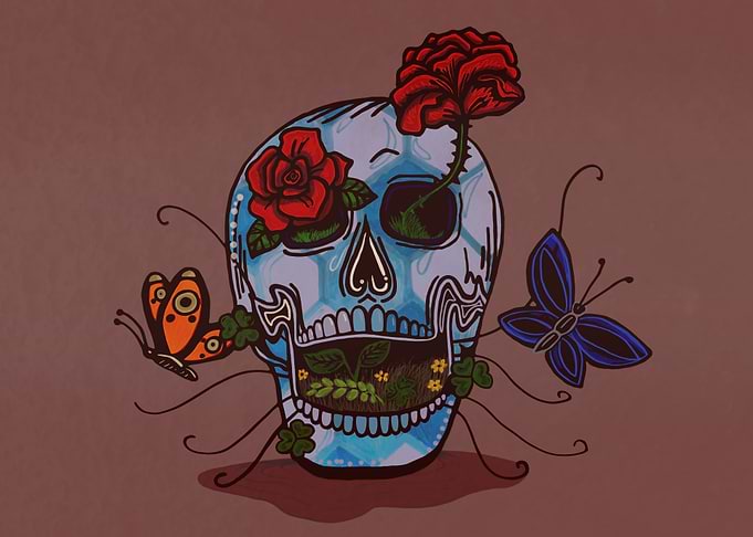Calavera florida