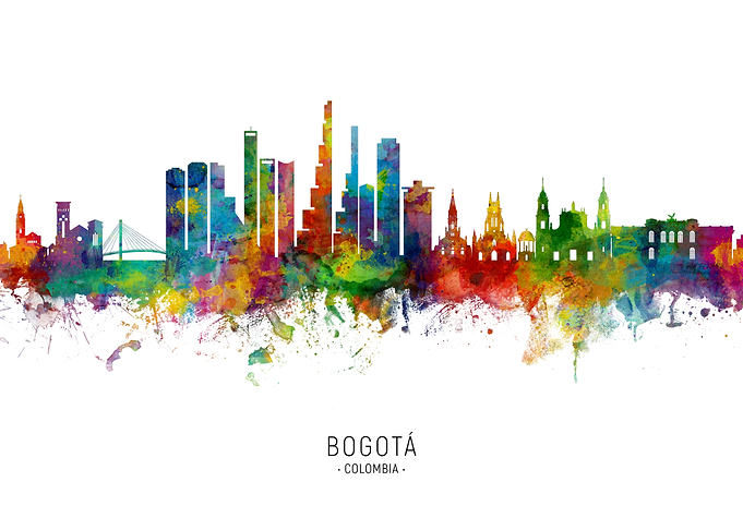 Bogota Colombia Skyline