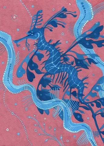 Leafy Sea Dragon Seahorse