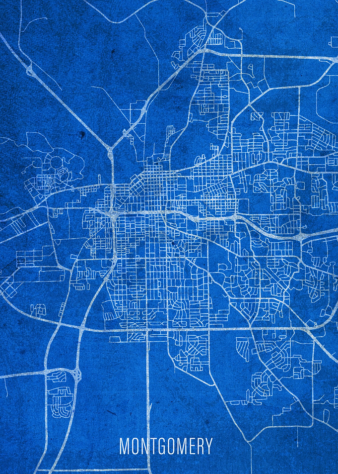 Montgomery City Street Map