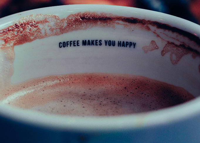 Coffee makes you happy