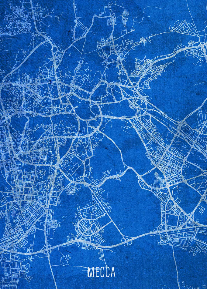 Mecca City Street Map