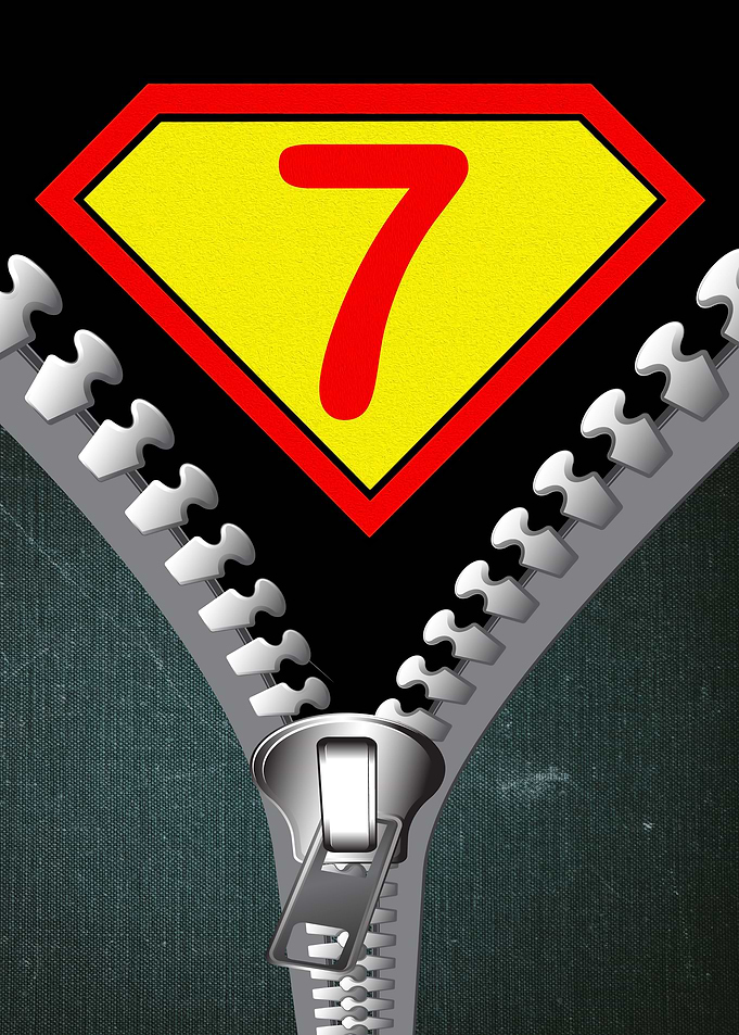 Number 7 Seven