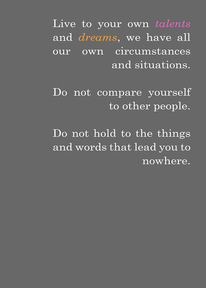 Quote 2 Talents and Dreams