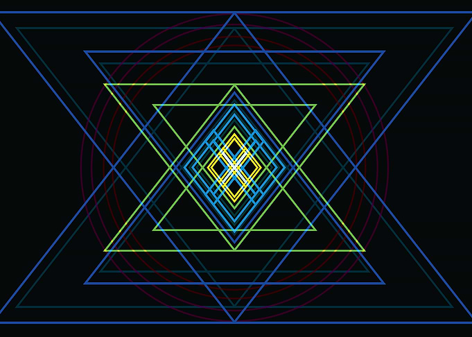 Colorful shape design