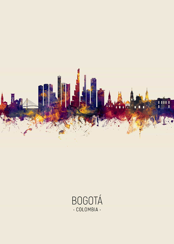 Bogota Colombia Skyline