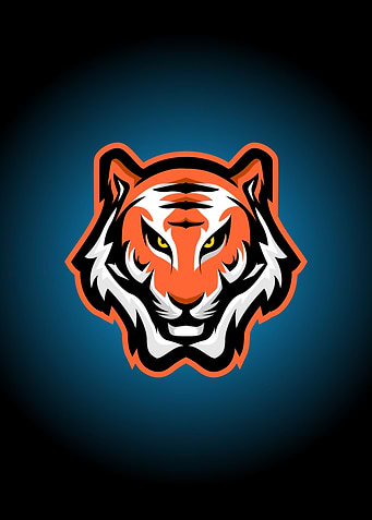 tiger head mascot