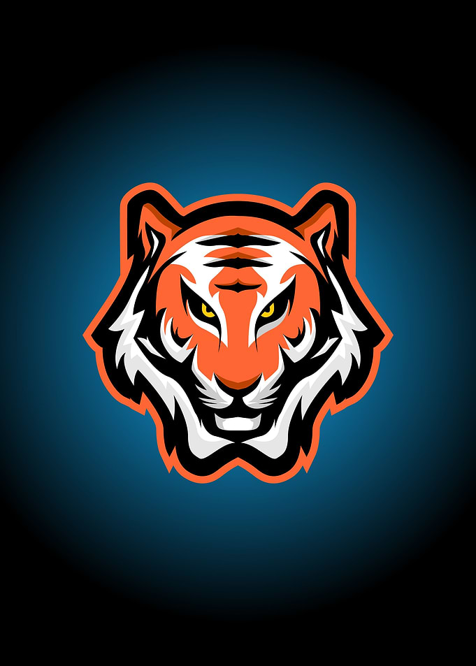 tiger head mascot