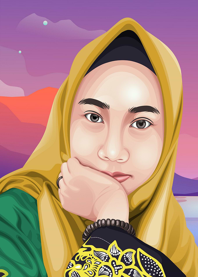 Vector portrait
