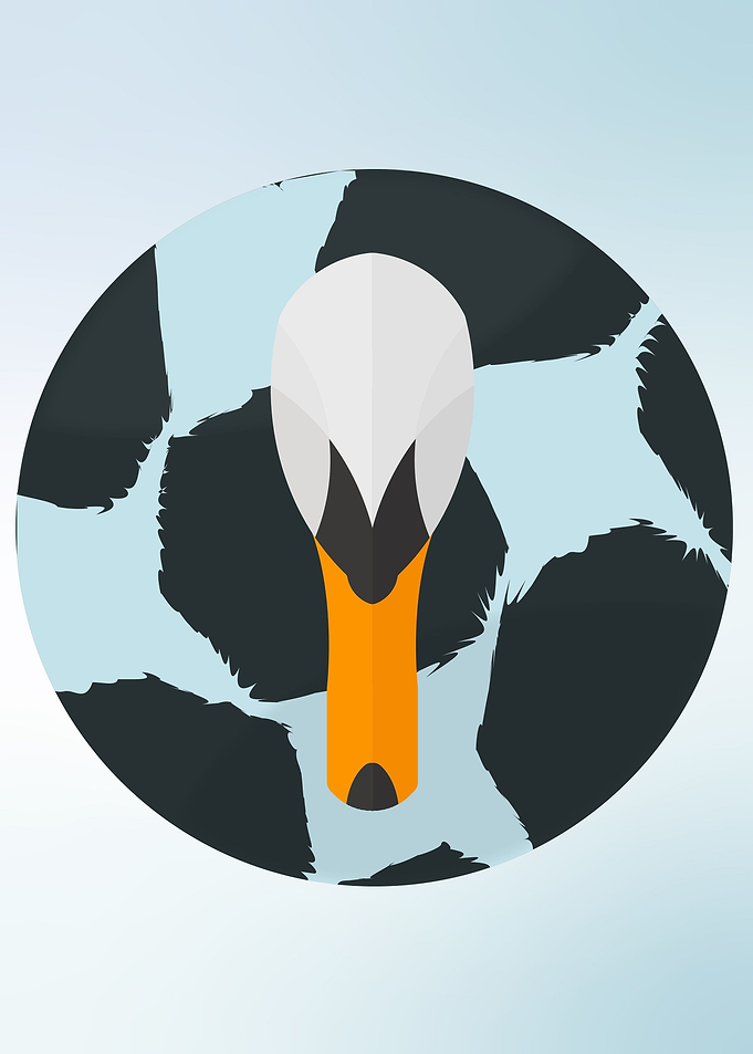 Abstract Swan