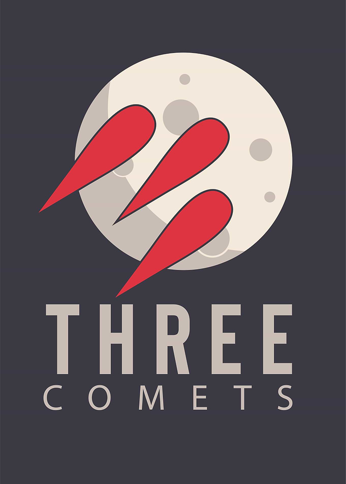 Comets Pass Through Moon