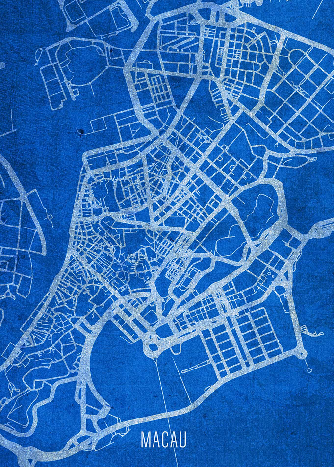 Macau City Street Map