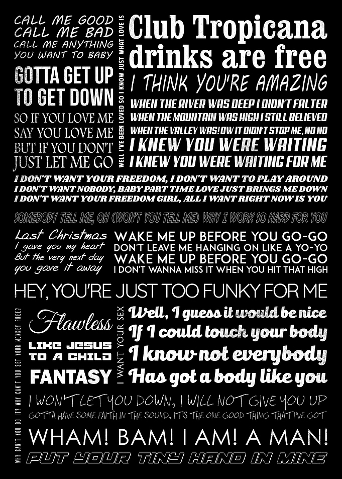 George Michael lyrics
