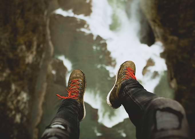 Cliff hanging